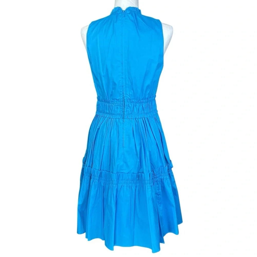 Lilly Pulitzer Tiered Elina Dress 2 Blue Ruffles Dainty Resort Cruise